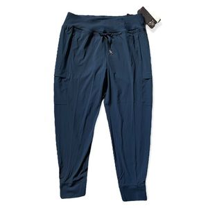 NWT Calia Journey Mid-Rise Slim Fit Jogger Navy Blue Size Medium